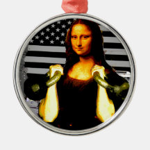 Mona Lisa avec KettleBells Décoration Pour Sapin De Noël