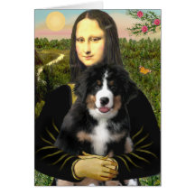 Mona Lisa - Bernese Mt Dog Puppy Cards