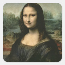 Mona Lisa, c.1503-6 (oil on panel) Stickers
