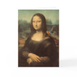 Mona Lisa Christmas Card