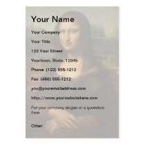 Mona Lisa - Chubby Business Card business cards