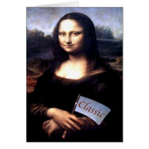 Mona Lisa Classic Birthday Gifts Greeting Cards