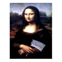Mona Lisa Classic Birthday Gifts Post Cards