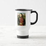 Mona Lisa - Dark Red Standard Poodle #1 Coffee Mugs