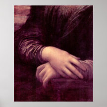 Mona Lisa Detail by Leonardo da Vinci Posters