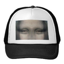 Mona Lisa Dracula Eyes Mesh Hat