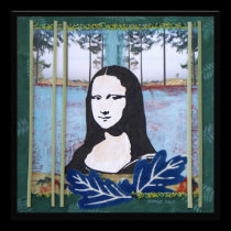 Mona Lisa in the Country invitations
