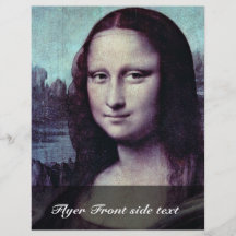 Mona Lisa (La Giaconda),  By Leonardo Da Vinci (Be Custom Flyer