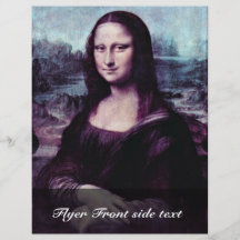 Mona Lisa (La Giaconda)  By Leonardo Da Vinci (Bes Flyer Design