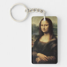 Mona Lisa La Gioconda by Leonardo da Vinci Acrylic Keychain