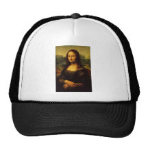 Mona Lisa - Leonardo Da Vinci Mesh Hat