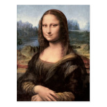 Mona Lisa Portrait / Painting postcards