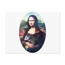 Mona Lisa Possum Post Card