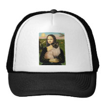 Mona Lisa - Seal Point Siamese cat Trucker Hat