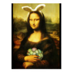 Mona Lisa, The Easter Bunny Post Card