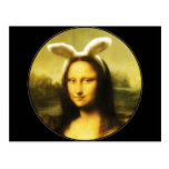 Mona Lisa, The Easter Bunny Postcard