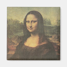 Mona Lisa Vintage Fine Art Magnet