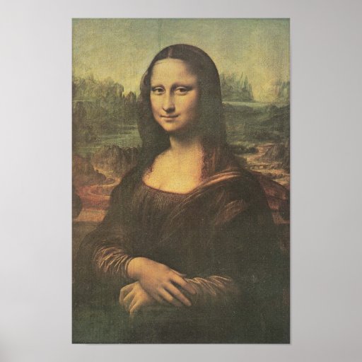 Mona Lisa Vintage Fine Art Posters