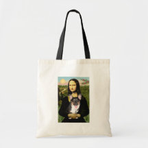 Mona Lisa - Welsh Corgi (tri Pembroke pup) Canvas Bag