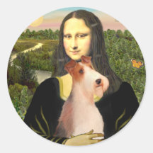 Mona Lisa - Wire Fox T (4) Sticker