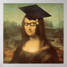 Mona Lisa's Graduation Day Posters