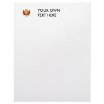 Monaco Coat of Arms Letterhead