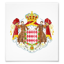 Monaco Coat Of Arms Photo Art