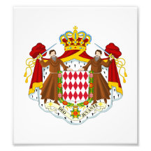 Monaco Coat Of Arms Photo Print