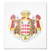 Monaco Coat Of Arms Photo Print