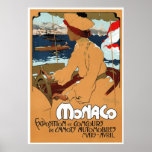 Monaco Concours de Canots 1900 ~ Vintage Ad Print
