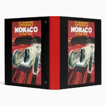 Monaco Grand Prix 1930 Vinyl Binders