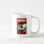 Monaco Grand Prix Automobile Vintage Art Coffee Mugs