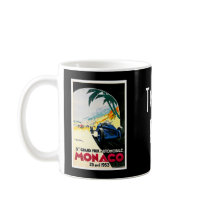 Monaco Grand Prix Car Race Travel Art Mug