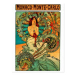 Monaco Monte Carlo Art Nouveau postcards