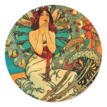Monaco Monte Carlo Art Nouveau Sticker