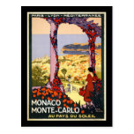 Monaco Monte Carlo Post Card