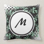 Monagram Celtic Irish Throw Throw Pillow