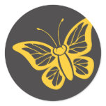 Monarch Butterfly Icon Stickers