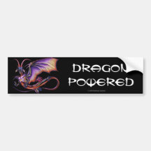 Monarch Dragon Bumper Sticker