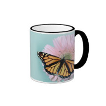 Monarch on Daisy Coffee Mug