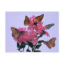 Monarchs and Pink Penta Postcard