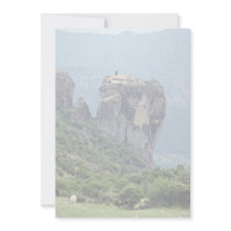 Monastery in Meteora, Greece Europe Custom Invite
