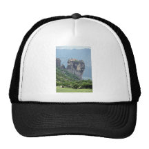 Monastery in Meteora, Greece Europe Mesh Hat