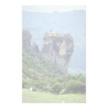Monastery in Meteora, Greece Europe Personalized Stationery