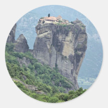Monastery in Meteora, Greece Europe Stickers