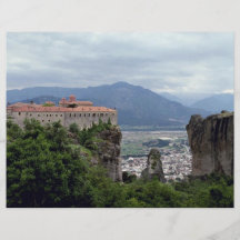 Monastery, The Great Meteora, Greece Custom Flyer