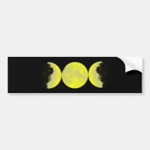 Mond Phasen moon phases Auto Aufkleber