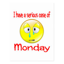 Monday Blues Post Card