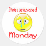 Monday Blues Stickers