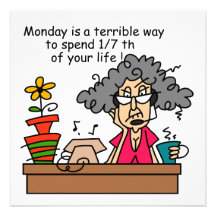 Mondays Humour Personalized Invitation